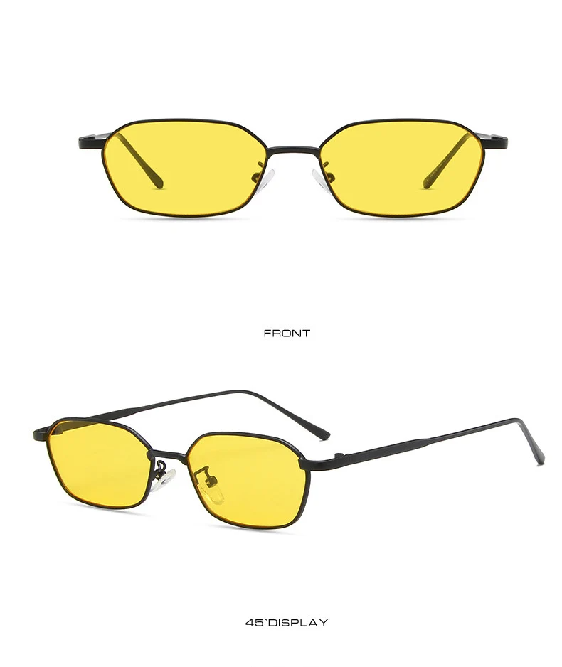 Classic Colorful Rectangular Sunglasses