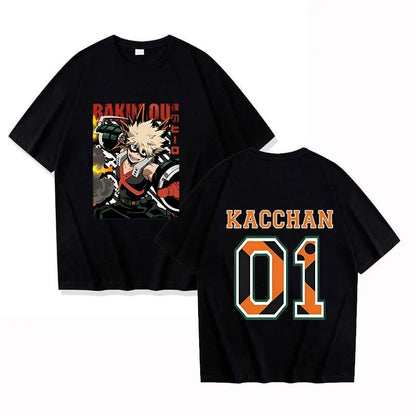 Bakugo Custom Print T-shirt  - LANDIBY