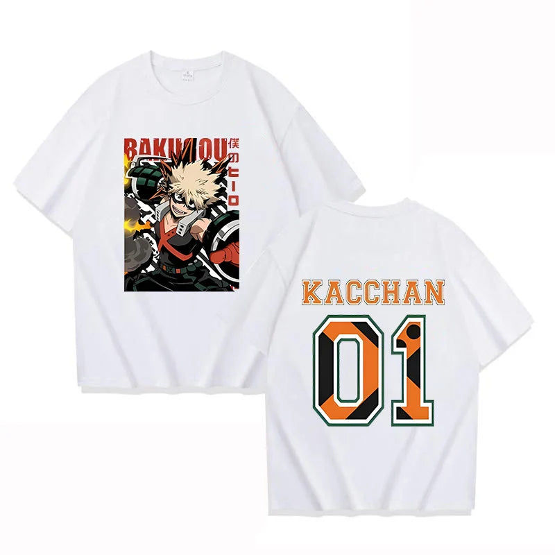 Bakugo Custom Print T-shirt  - LANDIBY