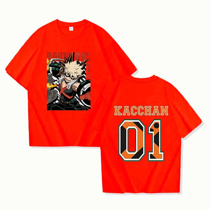 Bakugo Custom Print T-shirt  - LANDIBY