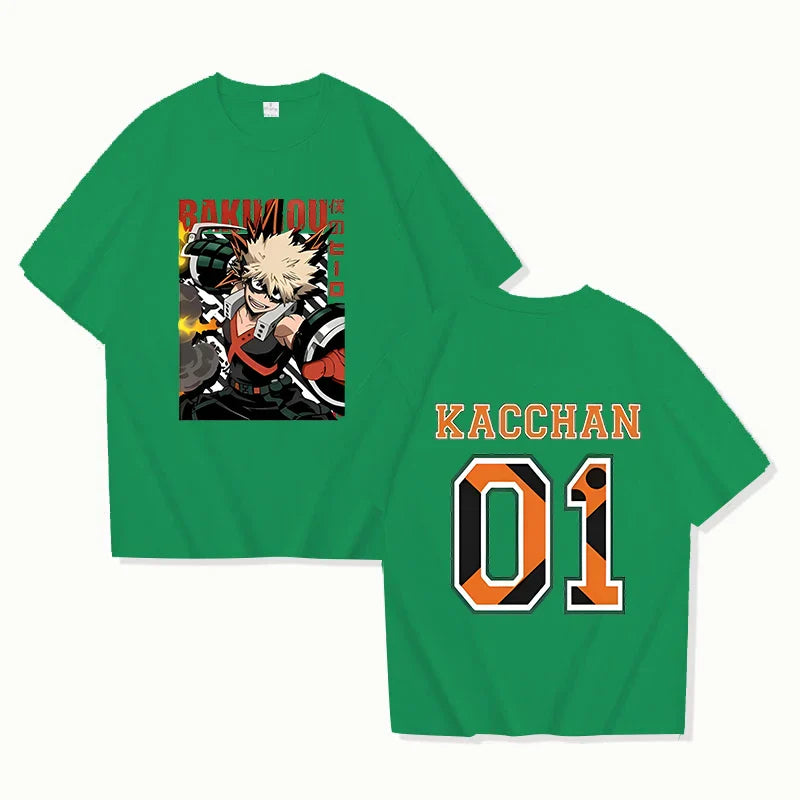 Bakugo Custom Print T-shirt  - LANDIBY