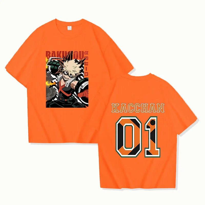 Bakugo Custom Print T-shirt  - LANDIBY