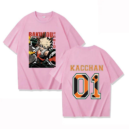 Bakugo Custom Print T-shirt  - LANDIBY