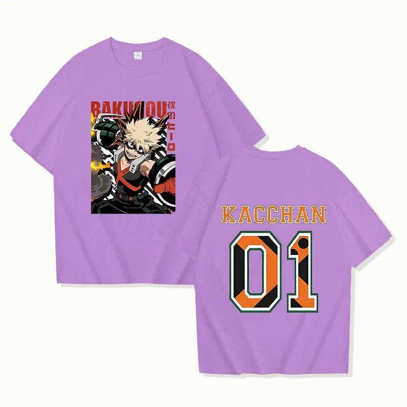 Bakugo Custom Print T-shirt  - LANDIBY