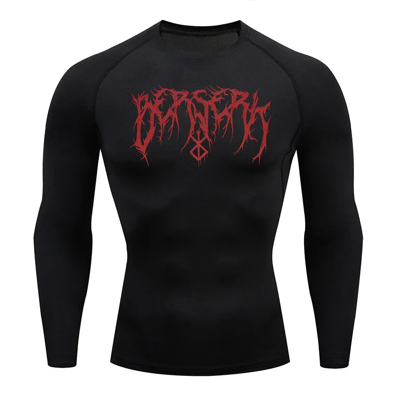 Breathable Long Sleeve T-shirt Custom Berserk  - LANDIBY