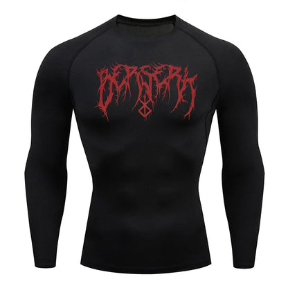 Breathable Long Sleeve T-shirt Custom Berserk  - LANDIBY