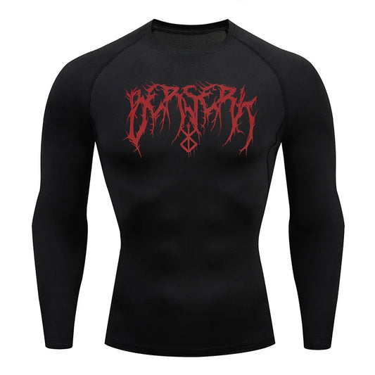 Breathable Long Sleeve T-shirt Custom Berserk  - LANDIBY