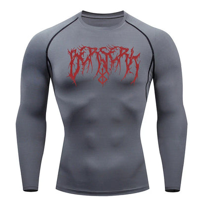 Breathable Long Sleeve T-shirt Custom Berserk  - LANDIBY
