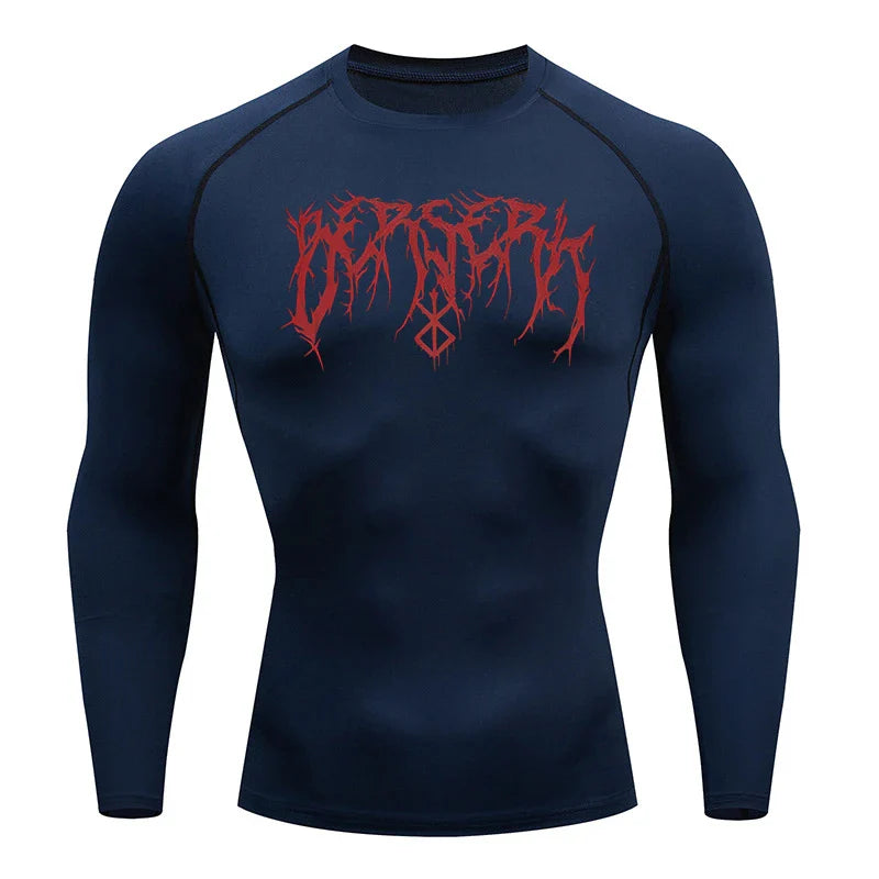 Breathable Long Sleeve T-shirt Custom Berserk  - LANDIBY