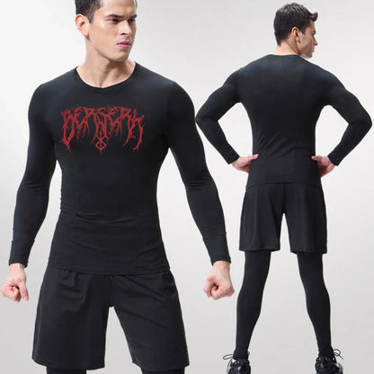 Breathable Long Sleeve T-shirt Custom Berserk  - LANDIBY
