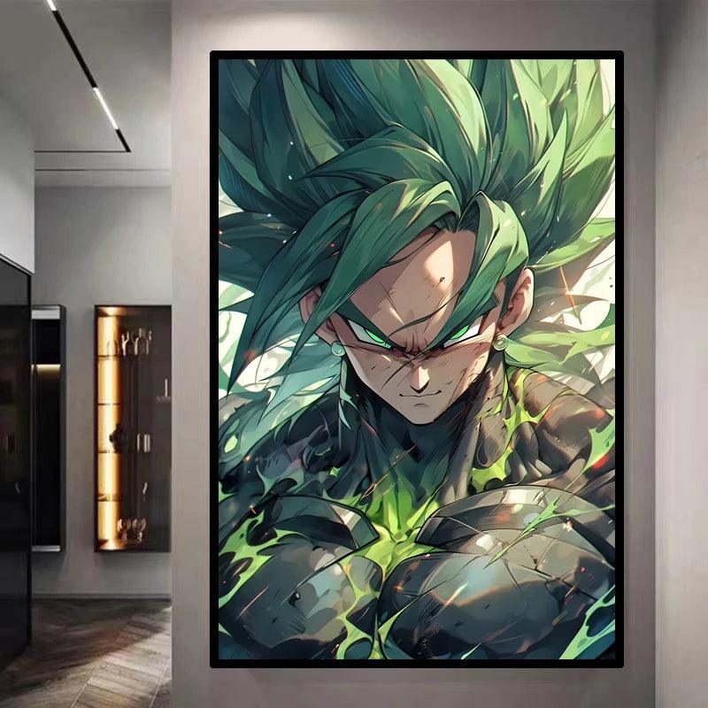 Broly Decorative Canvas Wall Poster  - LANDIBY