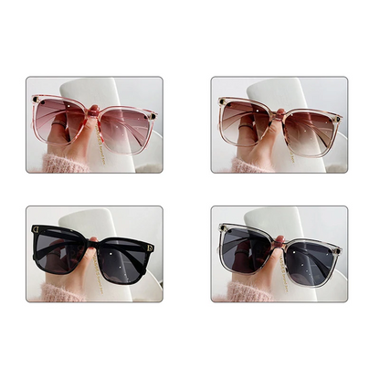 Clear Colorful Design Fashionista Sunglasses