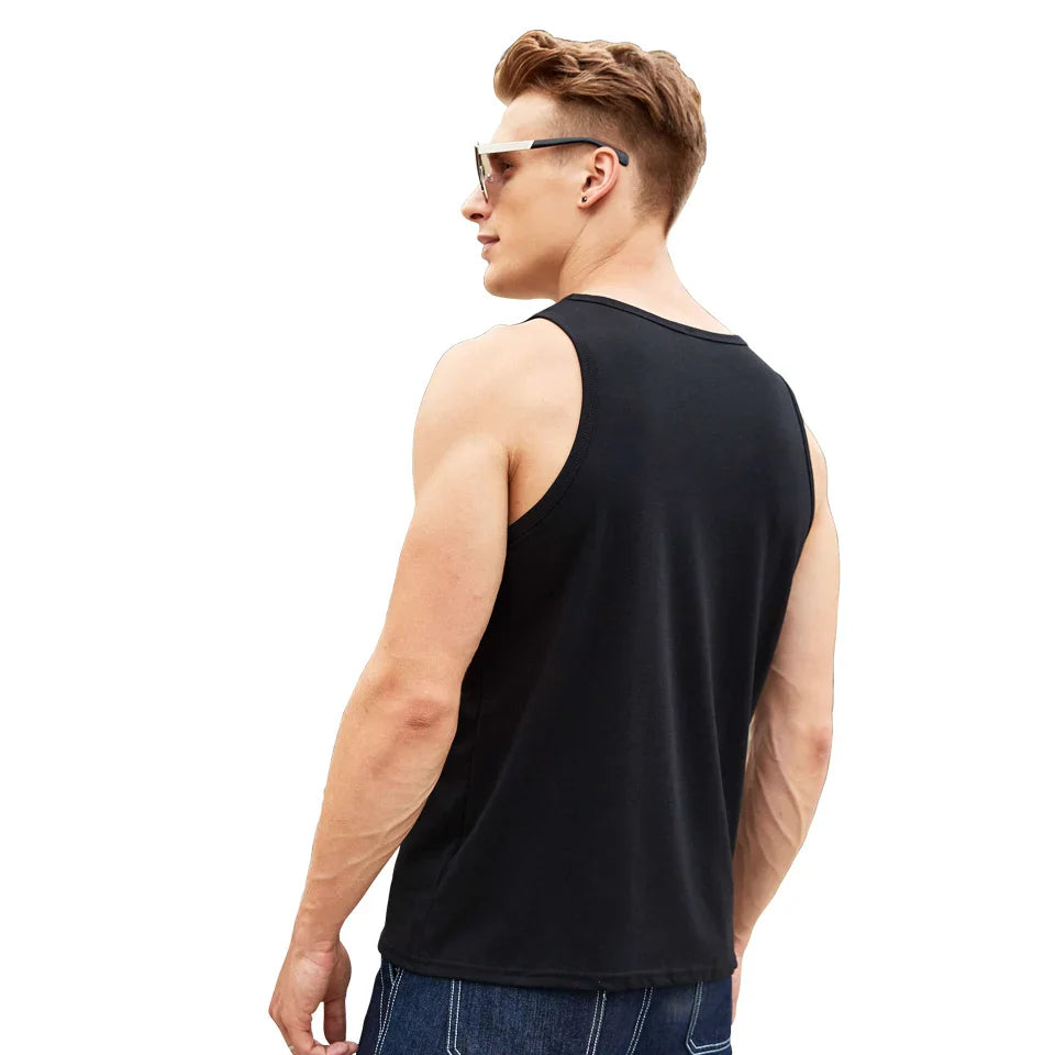 Casual Men Tank Top Printed Dragon Ball Capsule Corp  - LANDIBY