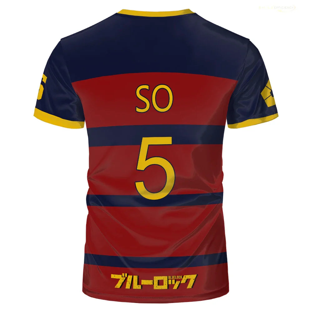 Cosplay Anime Blue Lock FC Barcha Jersey  - LANDIBY