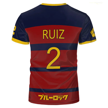 Cosplay Anime Blue Lock FC Barcha Kid Jersey  - LANDIBY