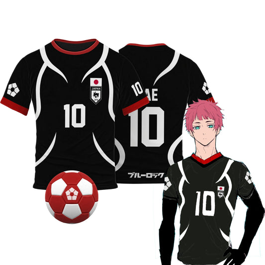 Cosplay Anime Blue Lock U20 Japan Team Black Jersey  - LANDIBY