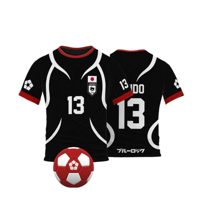 Cosplay Anime Blue Lock U20 Japan Team Black Kid Jersey  - LANDIBY