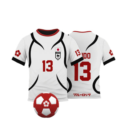 Cosplay Anime Blue Lock U20 Japan Team White Kid Jersey  - LANDIBY