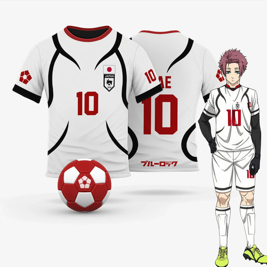 Cosplay Anime Blue Lock U20 Japan Team White Teenager Jersey  - LANDIBY