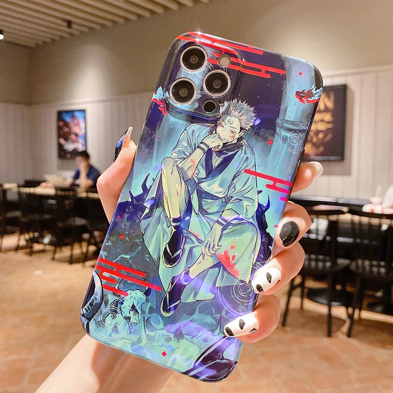 Cursed Ryomen Sukuna Custom iPhone Case  - LANDIBY