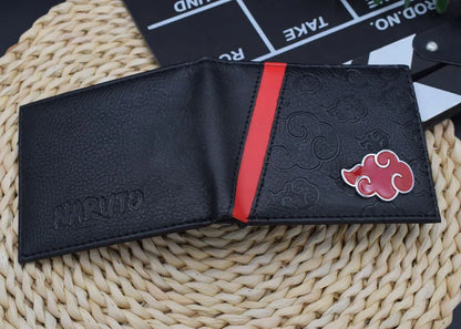 Custom Black Naruto Akatsuki Wallet  - LANDIBY