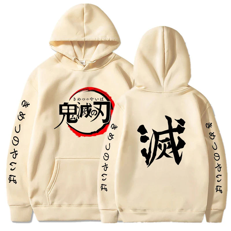 Custom Colorful Streetwear Hoodie Demon Slayer  - LANDIBY