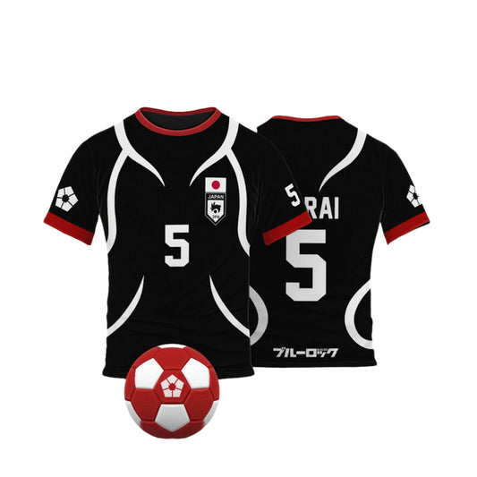 Darai Cosplay Anime Blue Lock U20 Japan Team Black Jersey  - LANDIBY