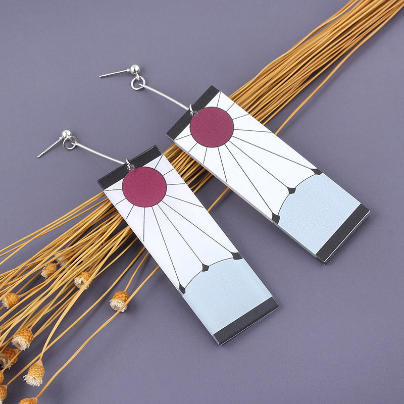 Demon Slayer Earrings Cosplay Accessory  - LANDIBY