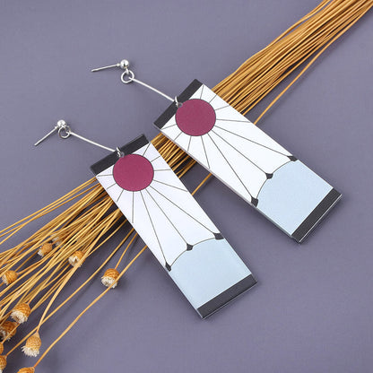 Demon Slayer Earrings Cosplay Accessory  - LANDIBY