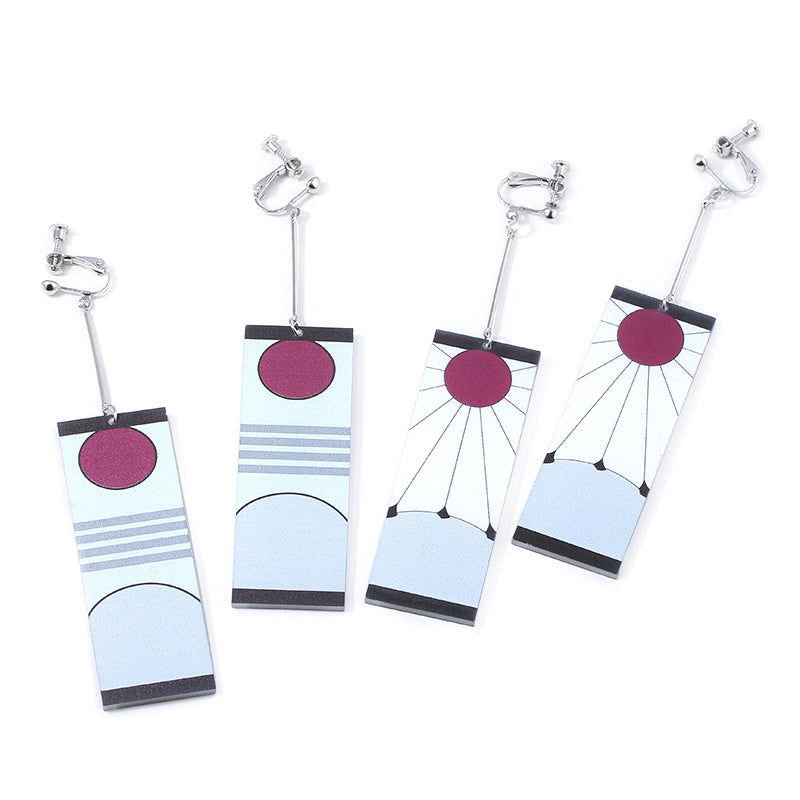 Demon Slayer Earrings Cosplay Accessory  - LANDIBY