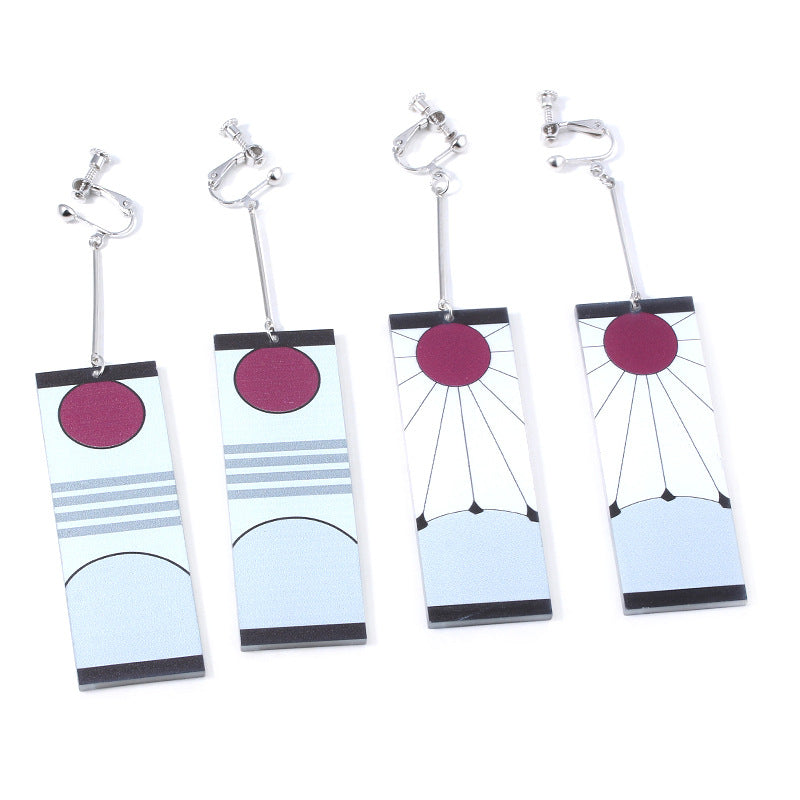 Demon Slayer Earrings Cosplay Accessory  - LANDIBY