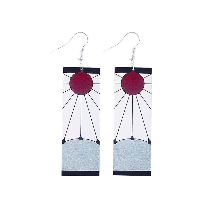 Demon Slayer Earrings Cosplay Accessory  - LANDIBY
