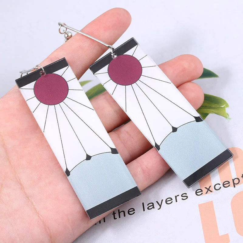 Demon Slayer Earrings Cosplay Accessory  - LANDIBY