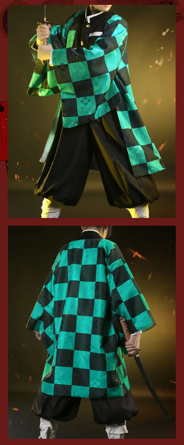 Demon Slayer Kamado Tanjiro Cosplay  - LANDIBY