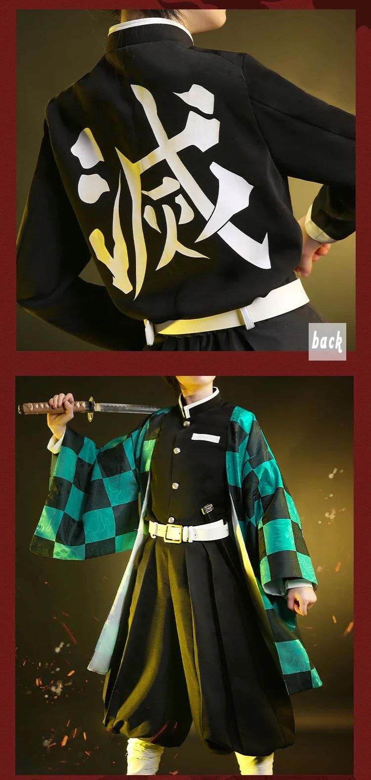 Demon Slayer Kamado Tanjiro Cosplay  - LANDIBY