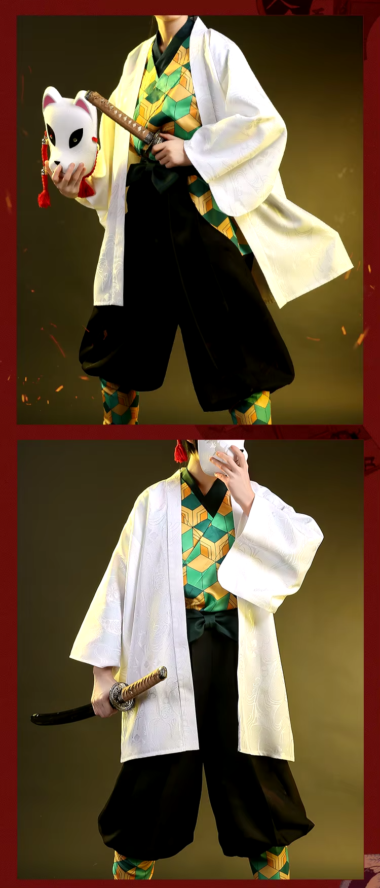 Demon Slayer Sabito Costume Cosplay  - LANDIBY