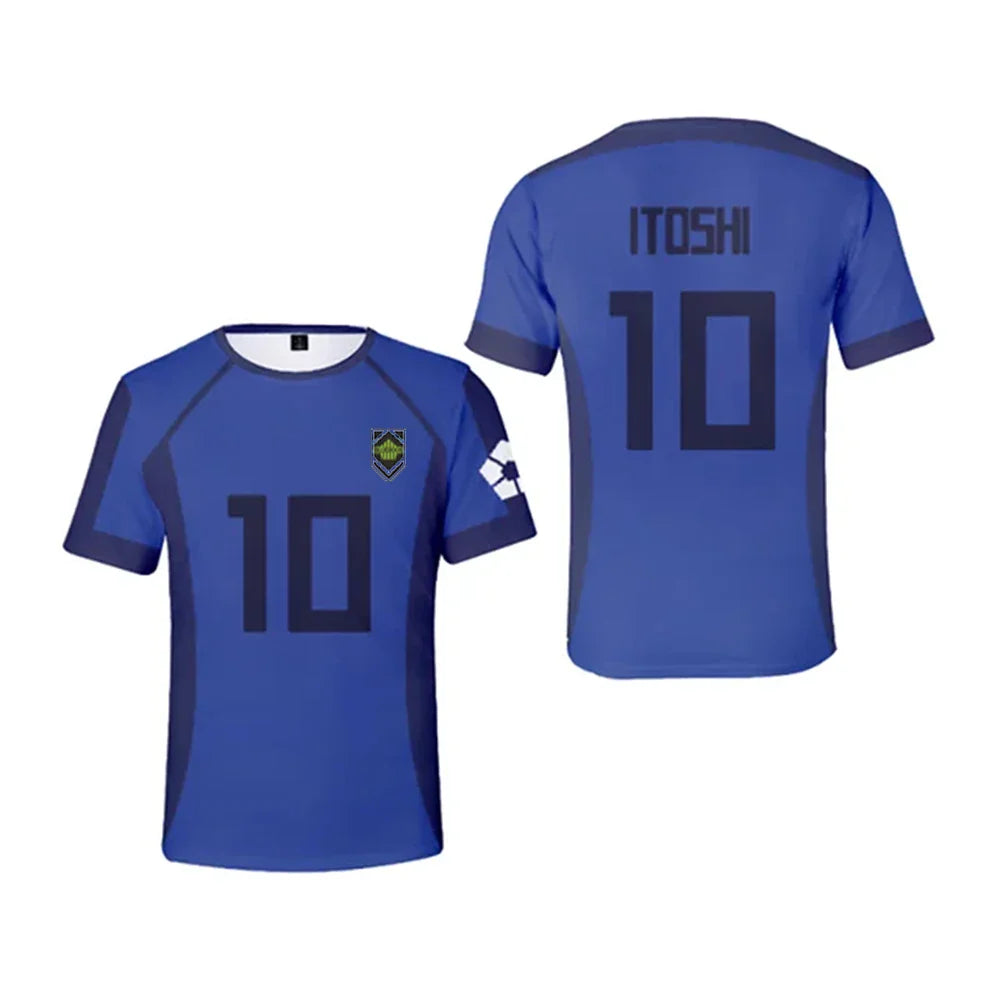 Itoshi Cosplay Anime Blue Lock Team Z Jersey  - LANDIBY