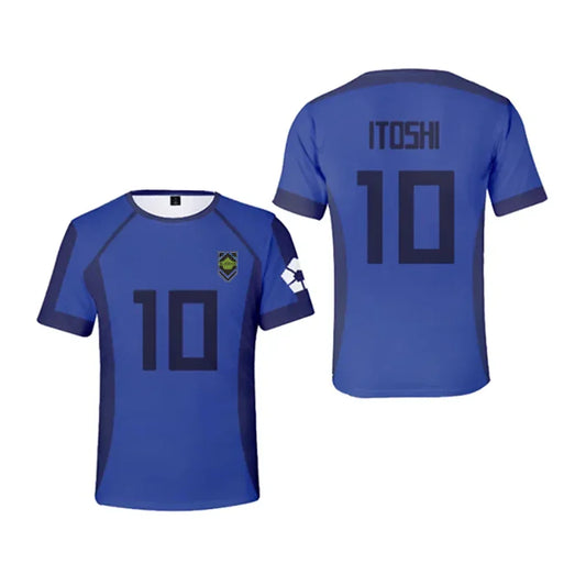 Itoshi Cosplay Anime Blue Lock Team Z Jersey  - LANDIBY