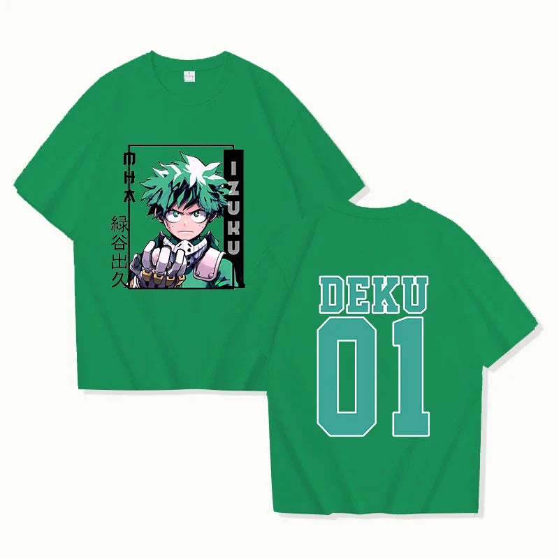 Izuku Midoriya Custom Print T-shirt  - LANDIBY