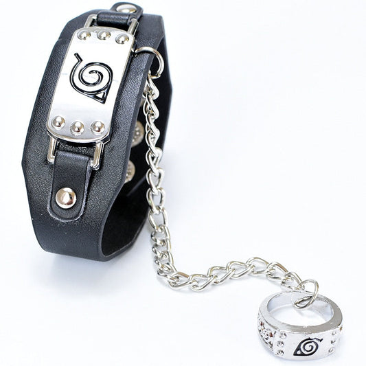 Konoha Shinobi Bracelet with Ring  - LANDIBY