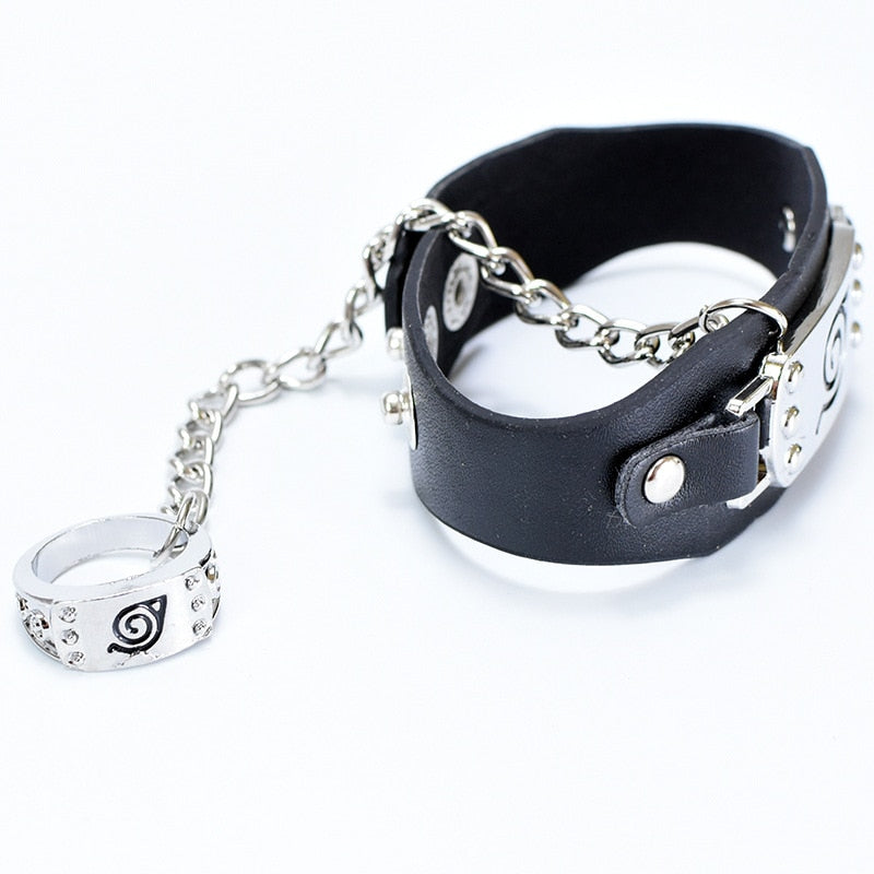 Konoha Shinobi Bracelet with Ring  - LANDIBY