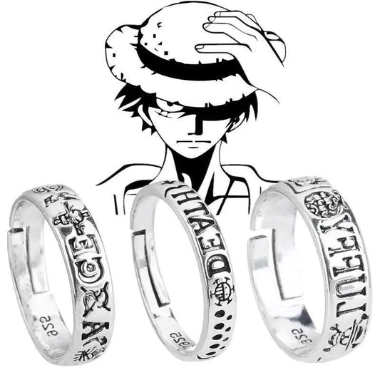 One Piece Custom Adjustable Pirate Rings  - LANDIBY