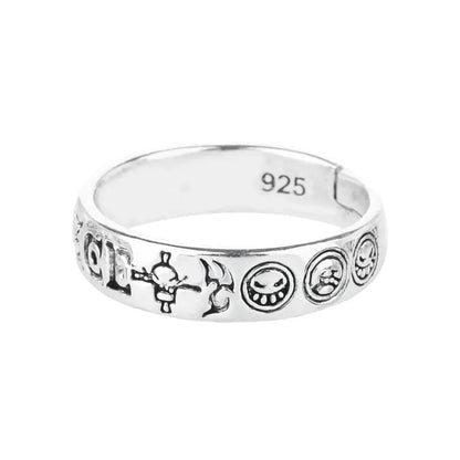 One Piece Custom Adjustable Pirate Rings  - LANDIBY
