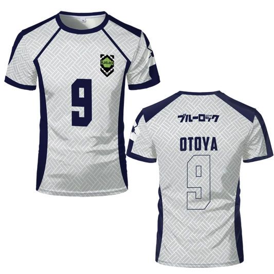 Otoya White Custom Anime Blue Lock Jersey  - LANDIBY