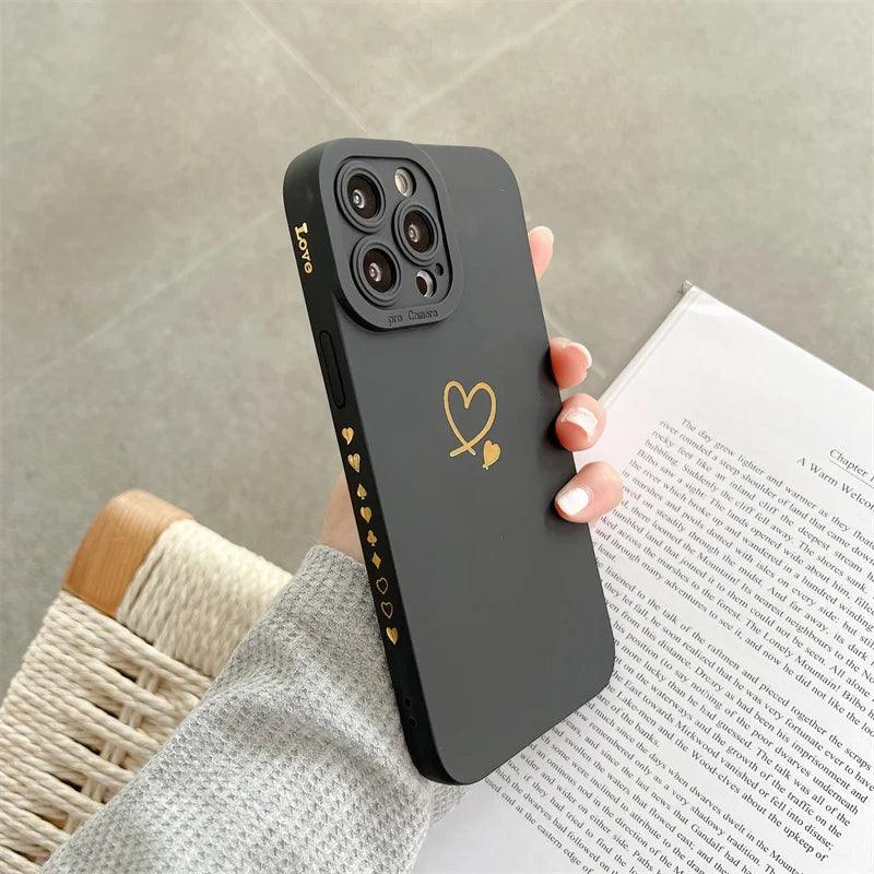 Protective Case for iPhone 7 8 Lovers of Love - Item - BAI-DAY 