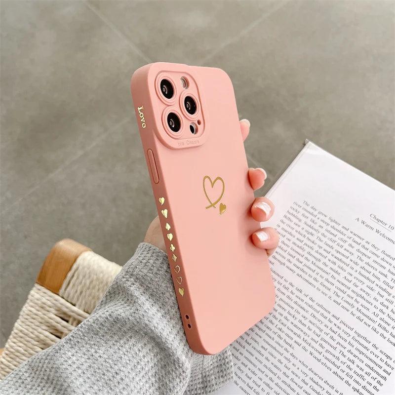 Protective Case for iPhone 7 8 Lovers of Love - Item - BAI-DAY 