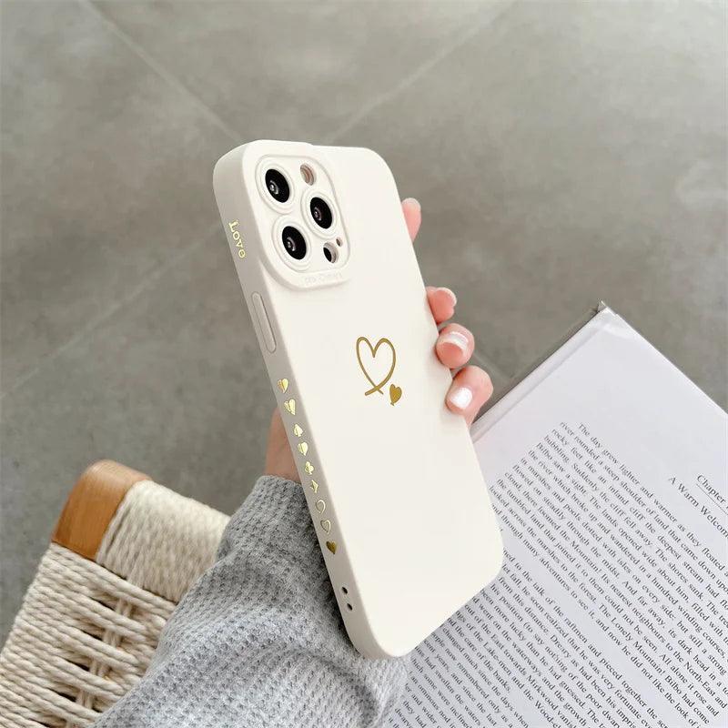 Protective Case for iPhone 7 8 Lovers of Love - Item - BAI-DAY 