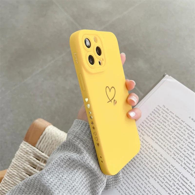 Protective Case for iPhone X to 12 Lovers of Love - Item - BAI-DAY 