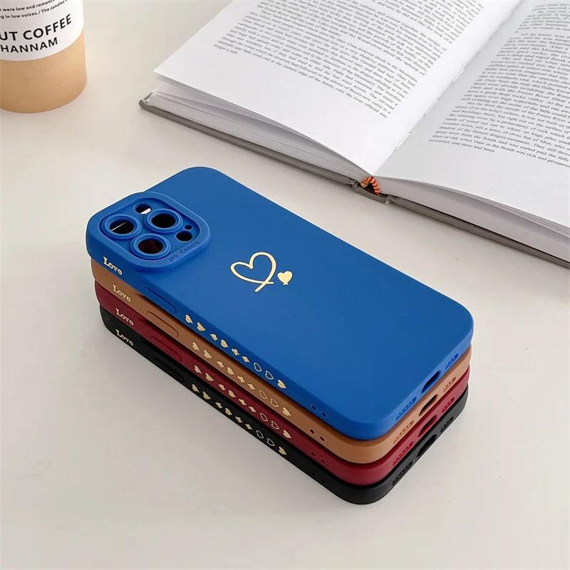 Protective Case for iPhone X to 12 Lovers of Love - Item - BAI-DAY 