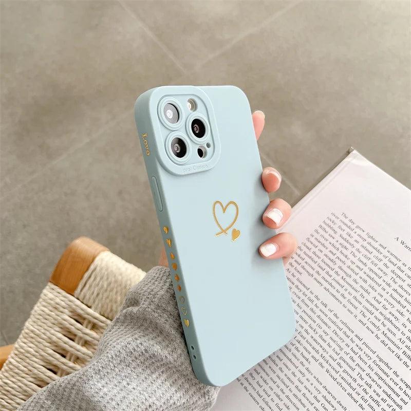 Protective Case for iPhone X to 12 Lovers of Love - Item - BAI-DAY 